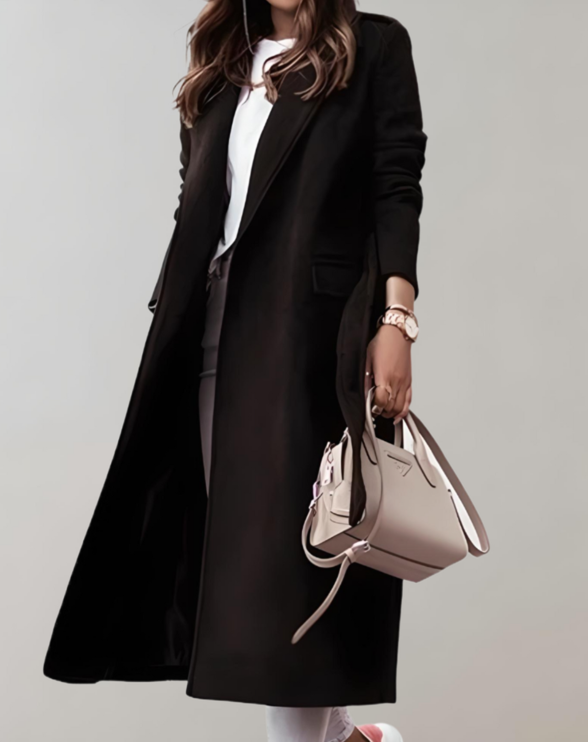 Variant image for Damen-Oversized-Jacke, weicher Stoff, modernes Design-13
