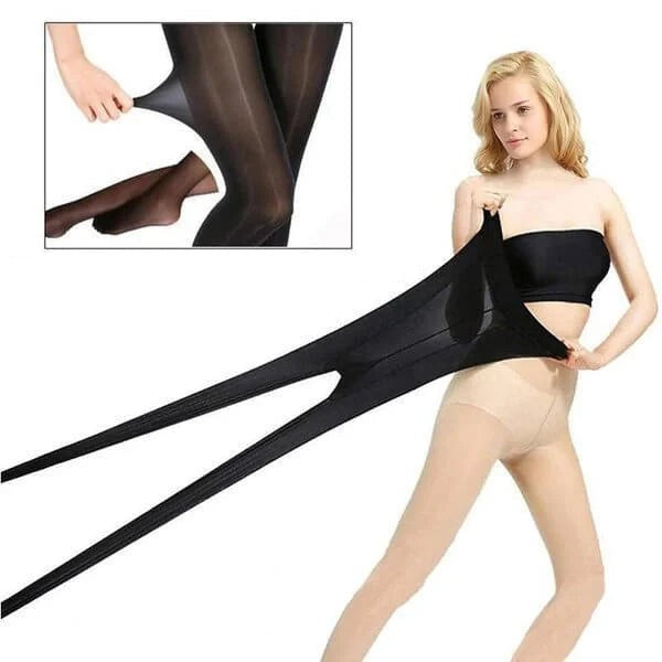 Damen-Trainingstights, ultraleichtes elastisches Nylon, für Training und Alltag-5