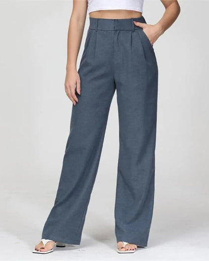 Damen-weite Hose, maßgeschneidertes Polyester 10