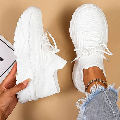 Damen-Sneaker, atmungsaktives Material, Fußstütze, bequemes Design 1