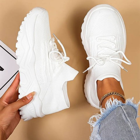 Damen-Sneaker, atmungsaktives Material, Fußstütze, bequemes Design 7