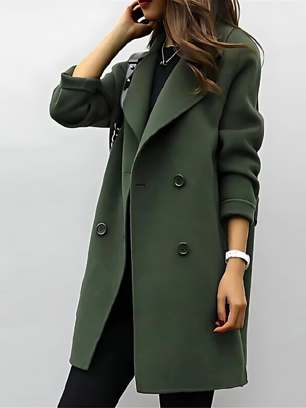 Damen-Mantel Zeitloses Design Hochwertiges Material Wintermantel 1