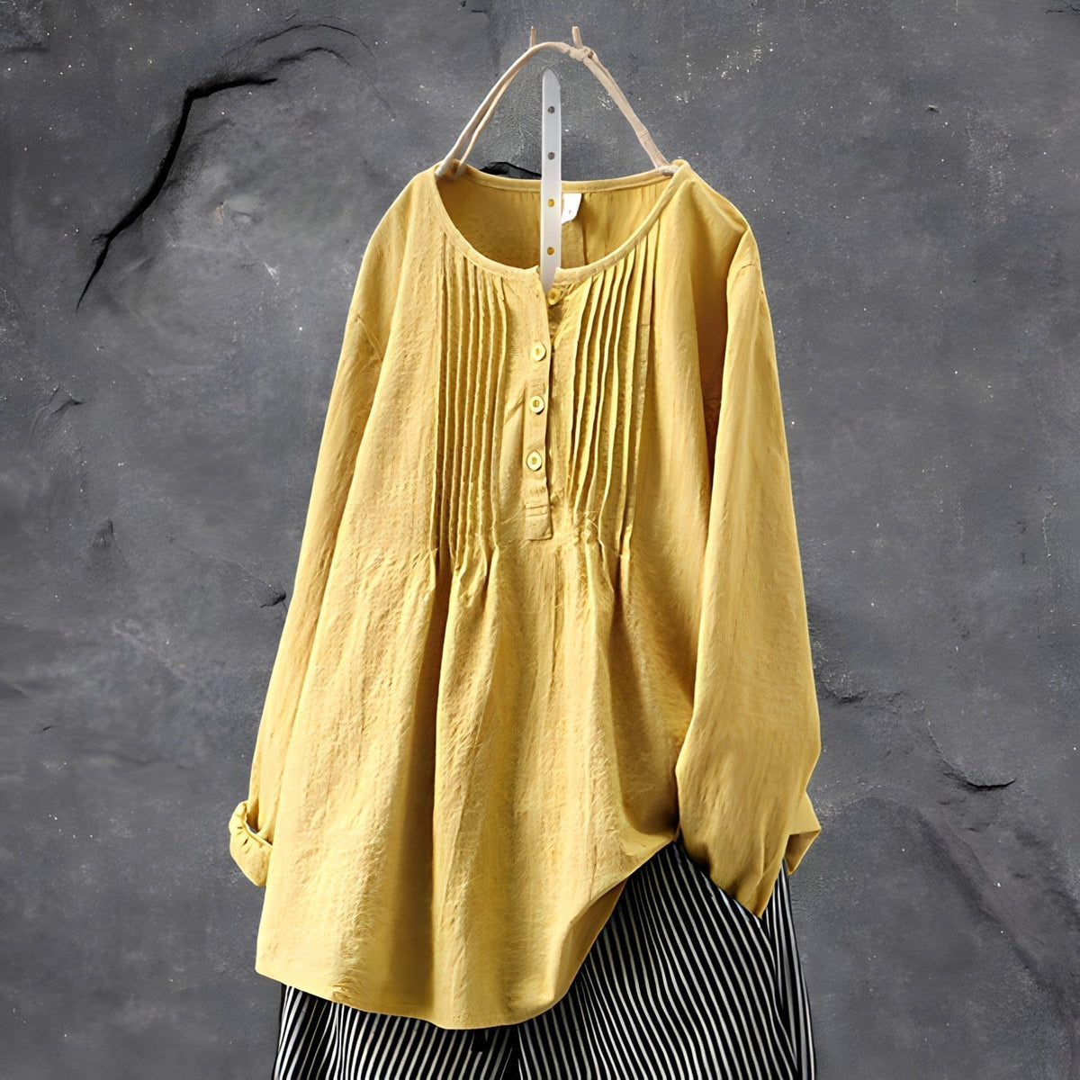 Damen-Tunika-Bluse, lässiges Design, atmungsaktives Material 6
