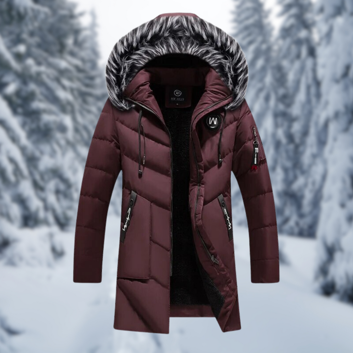 Damen Winterjacke Gepolstert Modern Polyester 1