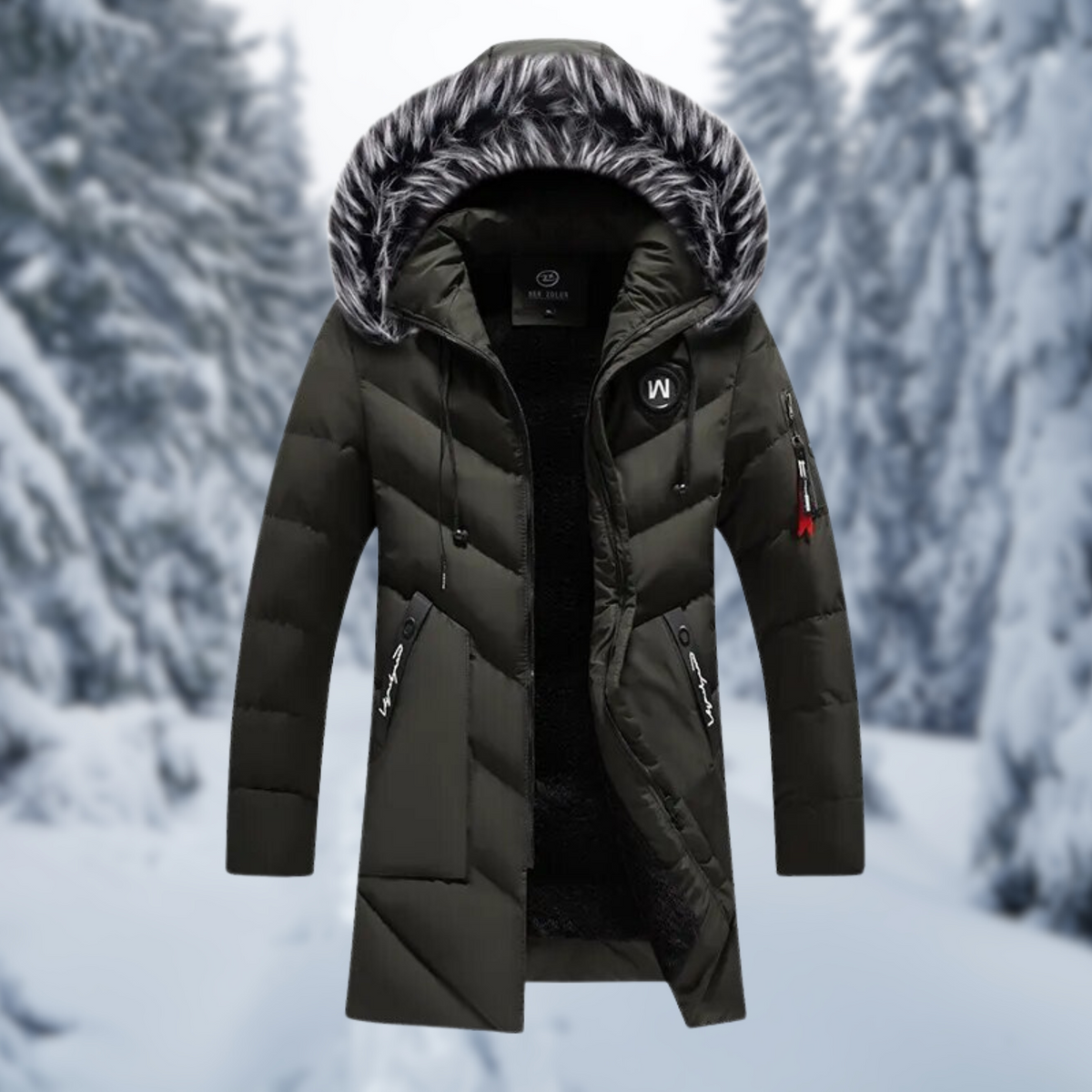 Damen Winterjacke Gepolstert Modern Polyester 3