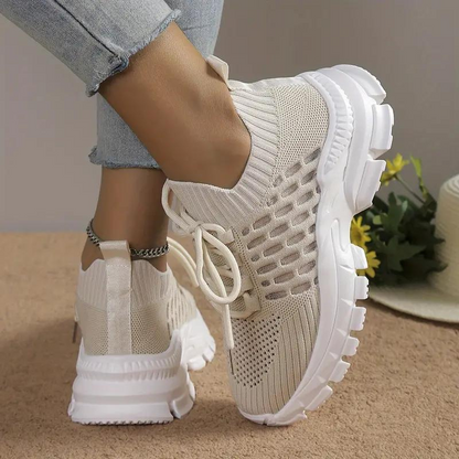 Damen-Sneakers, sportliches Textil, Trainingsschuhe-2