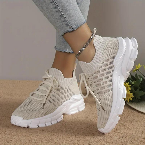 Damen-Sneakers, sportliches Textil, Trainingsschuhe-1