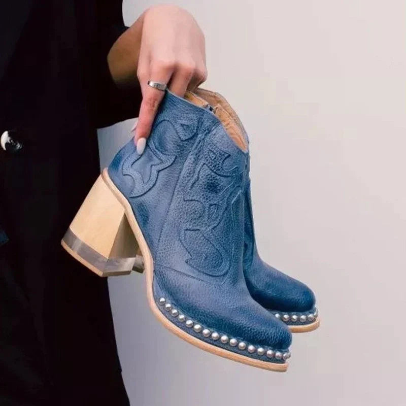 Herrenschuhe, Leder, bestickt, klassisches Design, Komfort-4