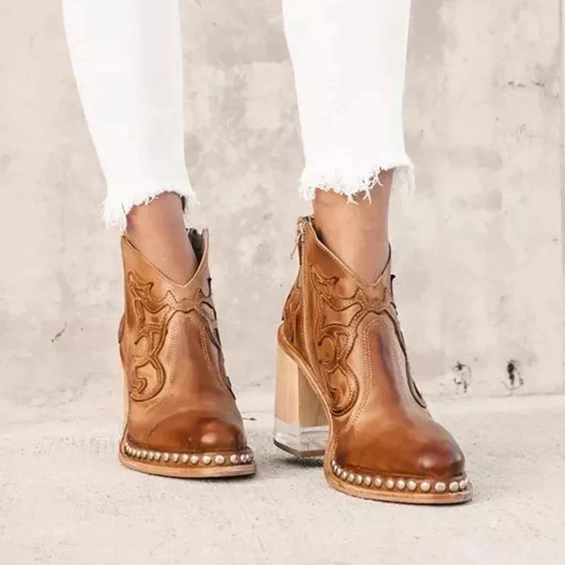 Herrenschuhe, Leder, bestickt, klassisches Design, Komfort-3