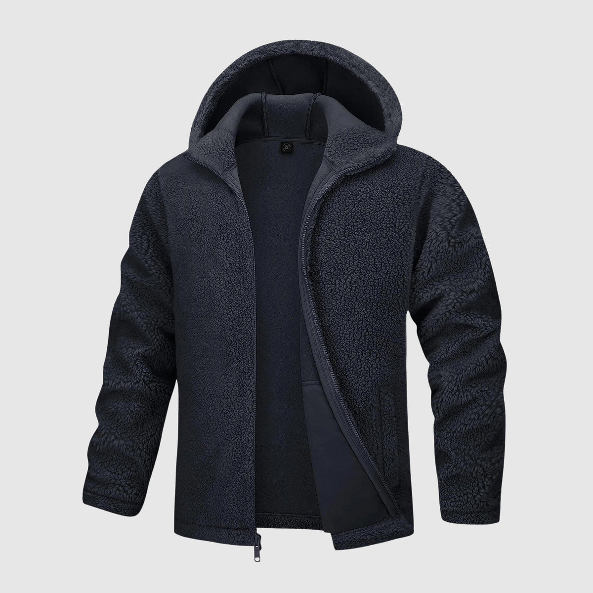 Damenjacke mit Kapuze Wasserfest Fleece für Damen-4