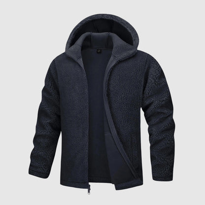 Damenjacke mit Kapuze Wasserfest Fleece für Damen-4