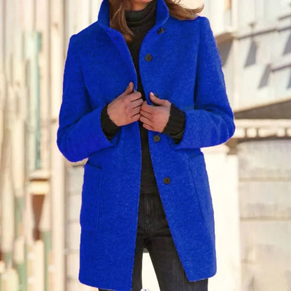 Variant image for Damen-Winterjacke mit Rundhalsausschnitt aus hochwertiger Baumwolle-7