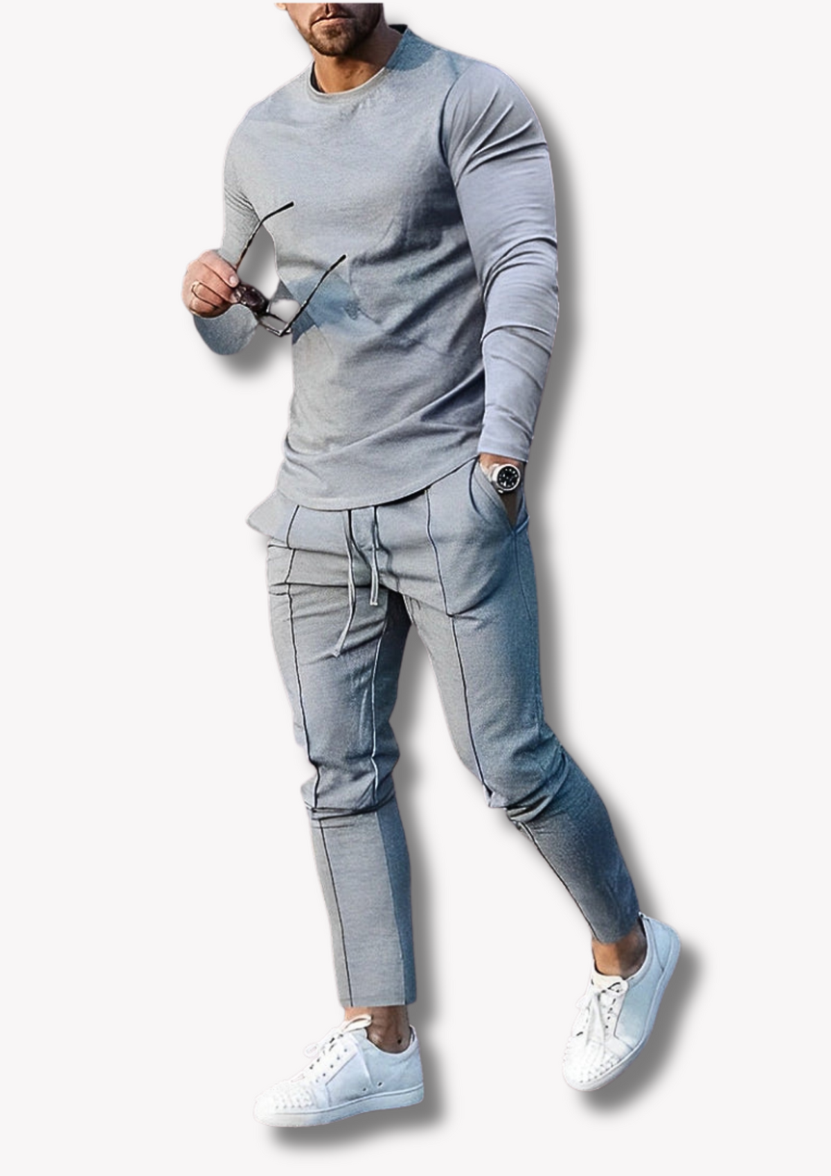 Herrenhose, moderne Baumwollmischung-2