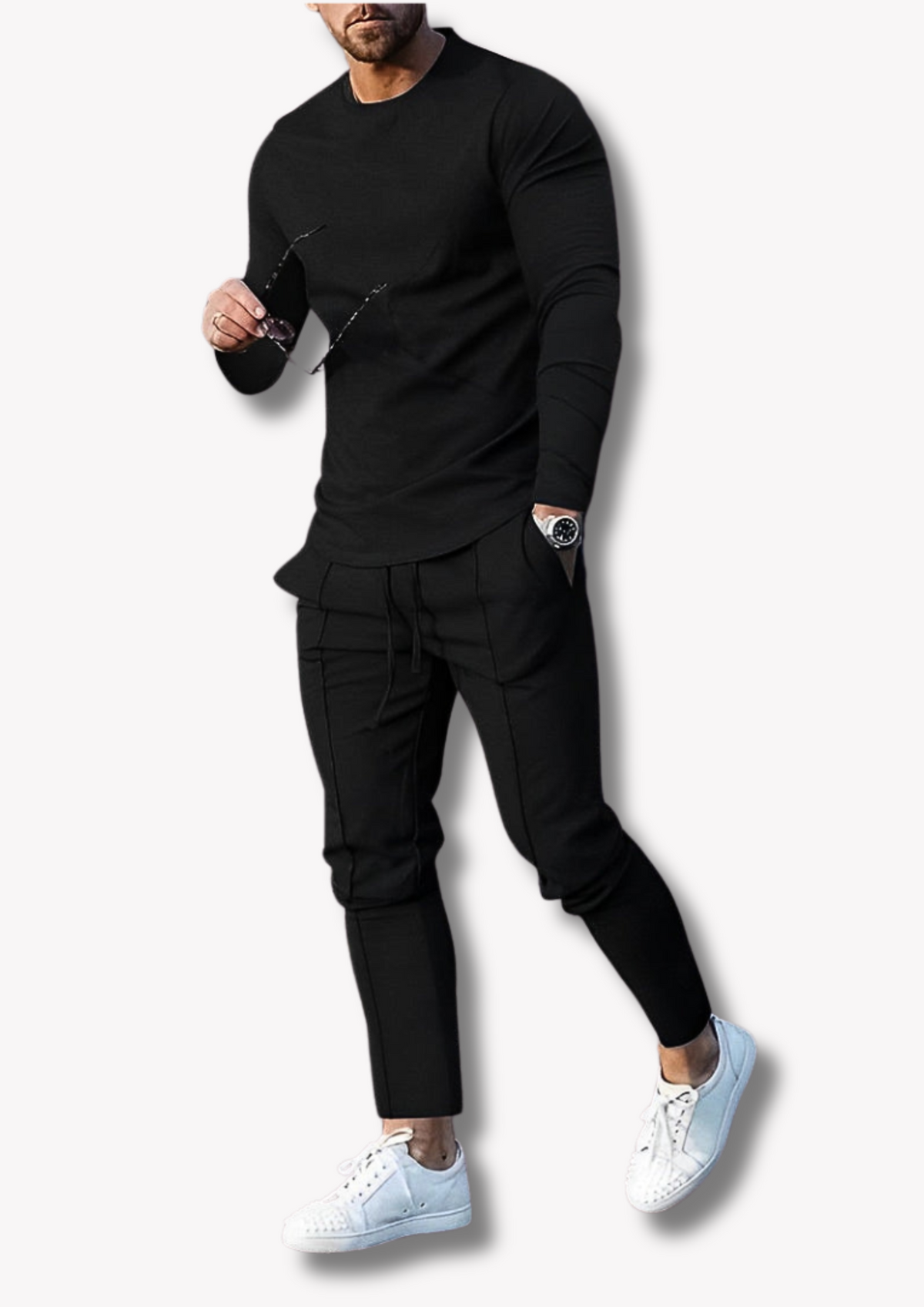 Herrenhose, moderne Baumwollmischung-1