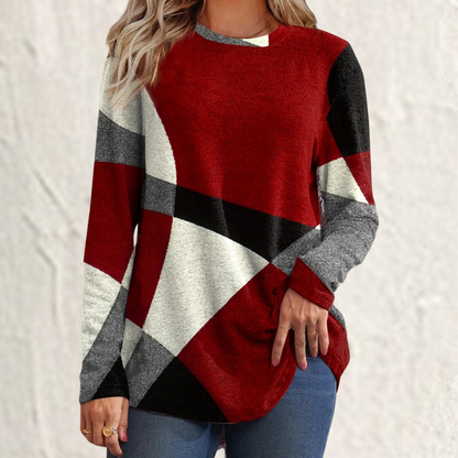 Damen-Strickpullover, mit Wolff-Muster aus weichem Material-2