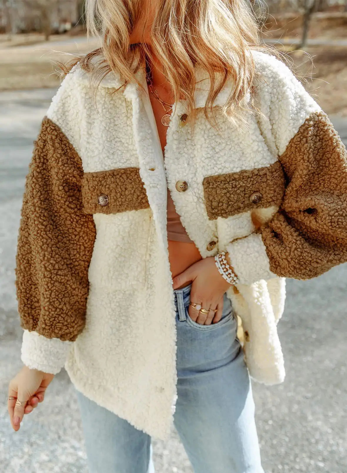 Damen-Pullover, zopfgemustert, mit Seitenschlitz, aus weichem Material-1