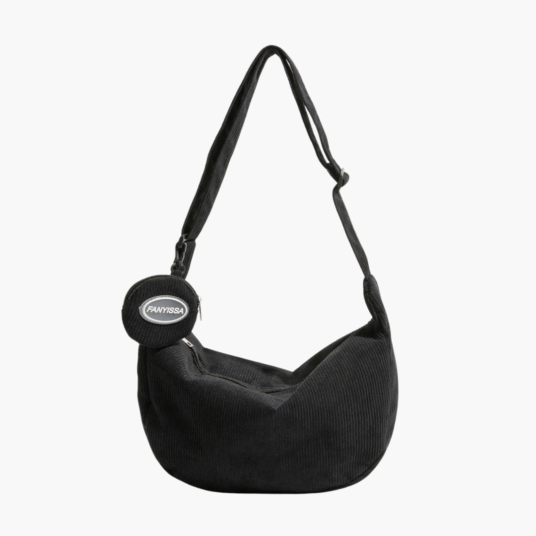 Variant image for Damen Schultertasche Modernes Design Kordstoff Verstellbare Schulterriemen-2