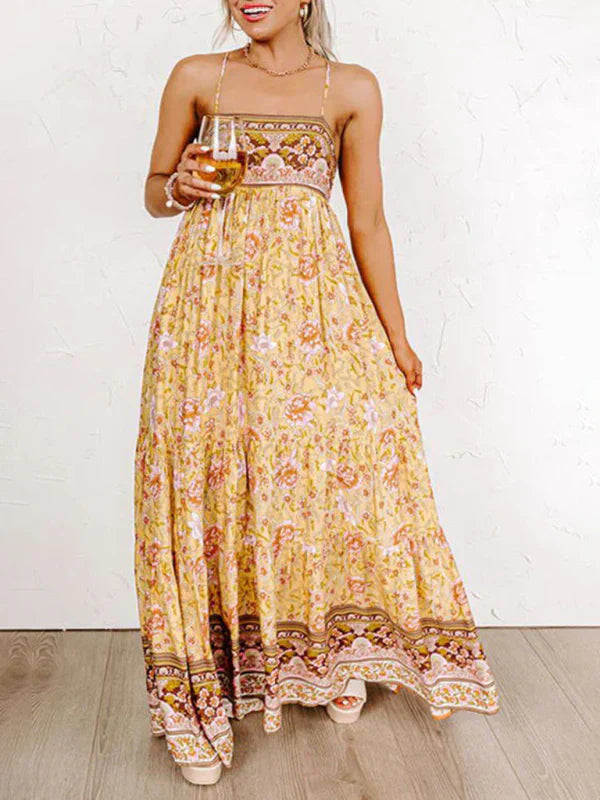 Variant image for Damen-Kleid, Boho, leichte Baumwolle-1