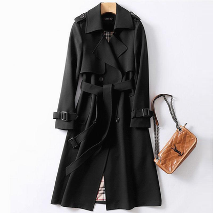 Damen-V-Ausschnitt-Jacke, klassisch, weiche Stoffmischung-2