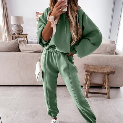 Variant image for Damen-Hoodie-Set, lässiger Stil, ultraweicher Stoff-9