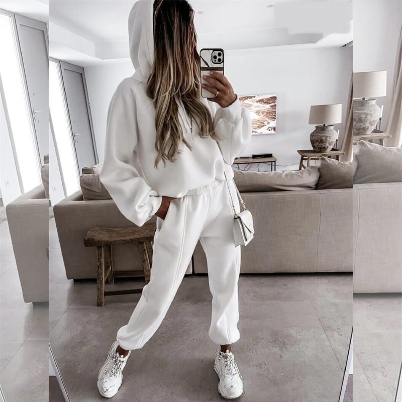 Damen-Hoodie-Set, lässiger Stil, ultraweicher Stoff-6