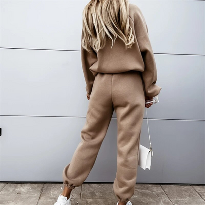 Damen-Hoodie-Set, lässiger Stil, ultraweicher Stoff-3