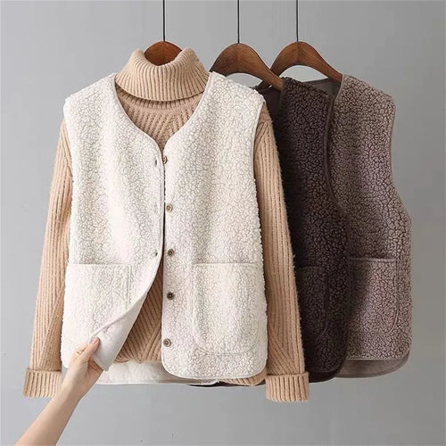 Lange klassische Damen-Strickjacke, 100% Acryl-1