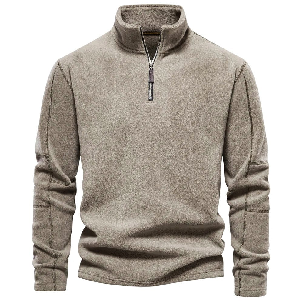 Herren-Fleecejacke, Velours, Design, dickes Polyester 7