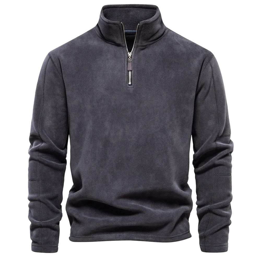 Herren-Fleecejacke, Velours, Design, dickes Polyester 9