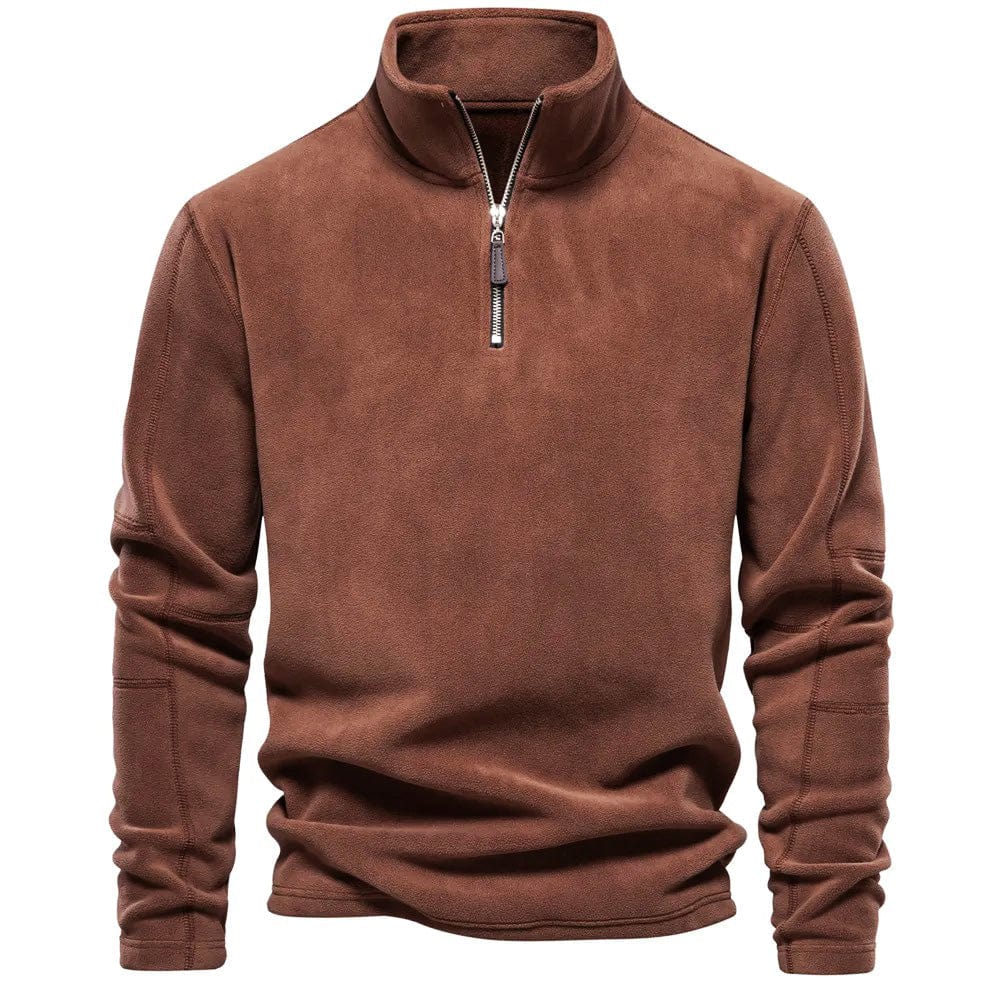 Herren-Fleecejacke, Velours, Design, dickes Polyester 6