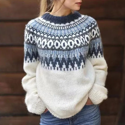 Variant image for Damen-Pullover, zeitloses Design, weiches Kaschmir-1