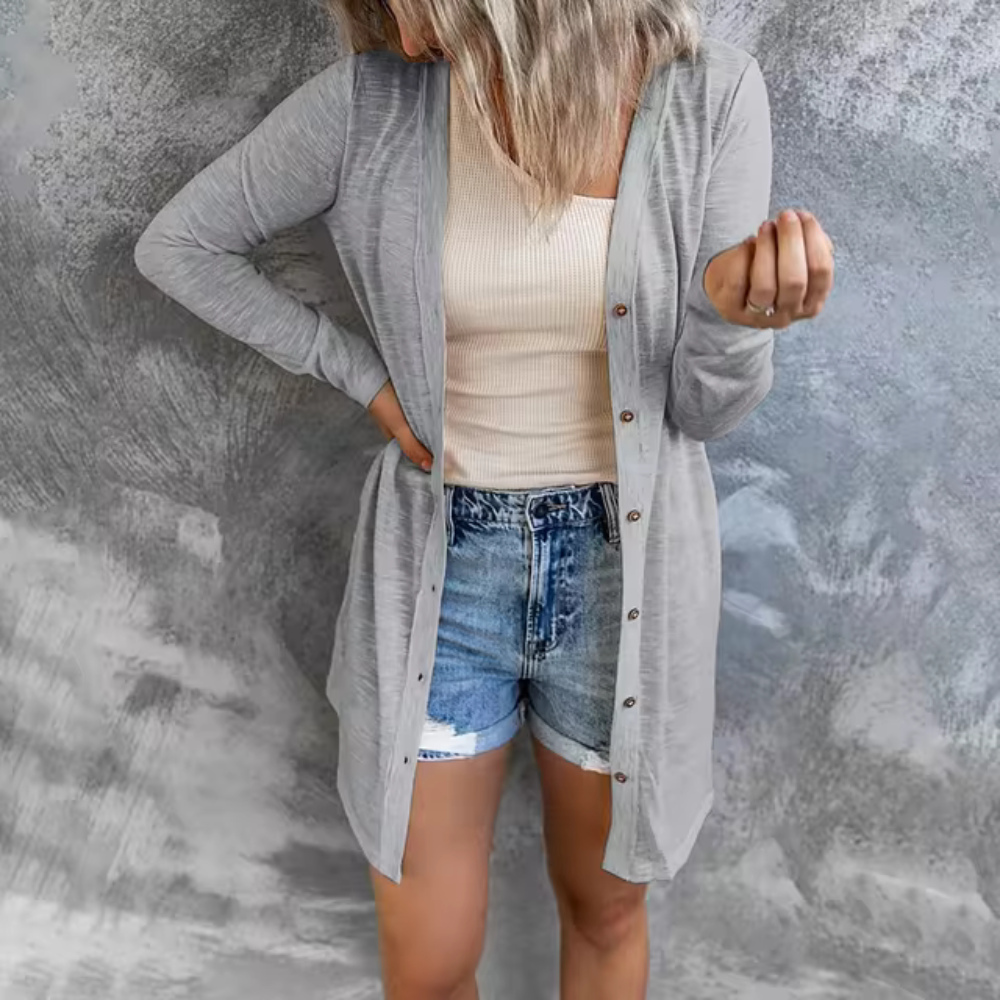 Damen-Cardigan, leicht und luftig, aus weichem Material 2
