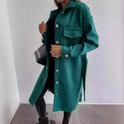 Damen Winterjacke Klassischer Stil Natürliche Materialien 2