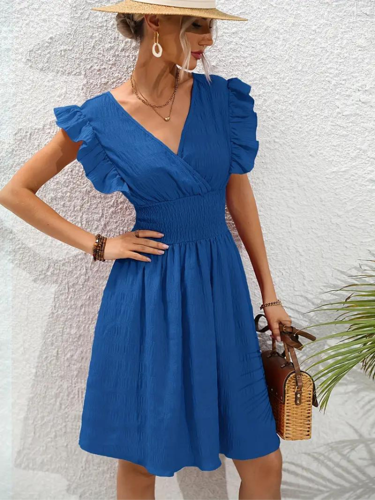Variant image for Damen-Minikleid, Rüsche, Polyester-9