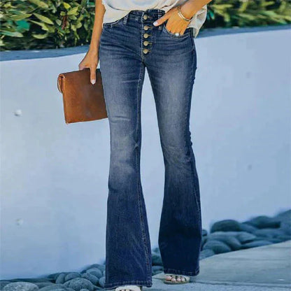 Damen-Jeans High Waist Slim Fit Denim 8