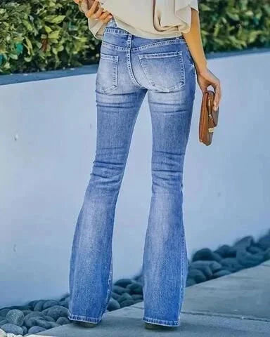 Damen-Jeans High Waist Slim Fit Denim 3
