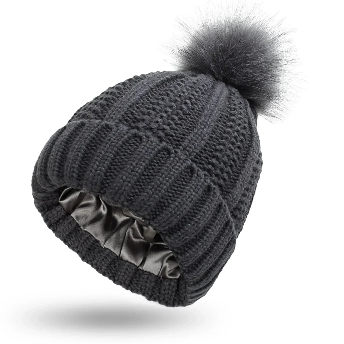 Variant image for Damenhut Gestrickt mit Satinfutter Winter-6