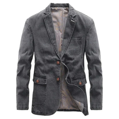 Herren-Freizeitjacke, moderne Passform, Polyester-1
