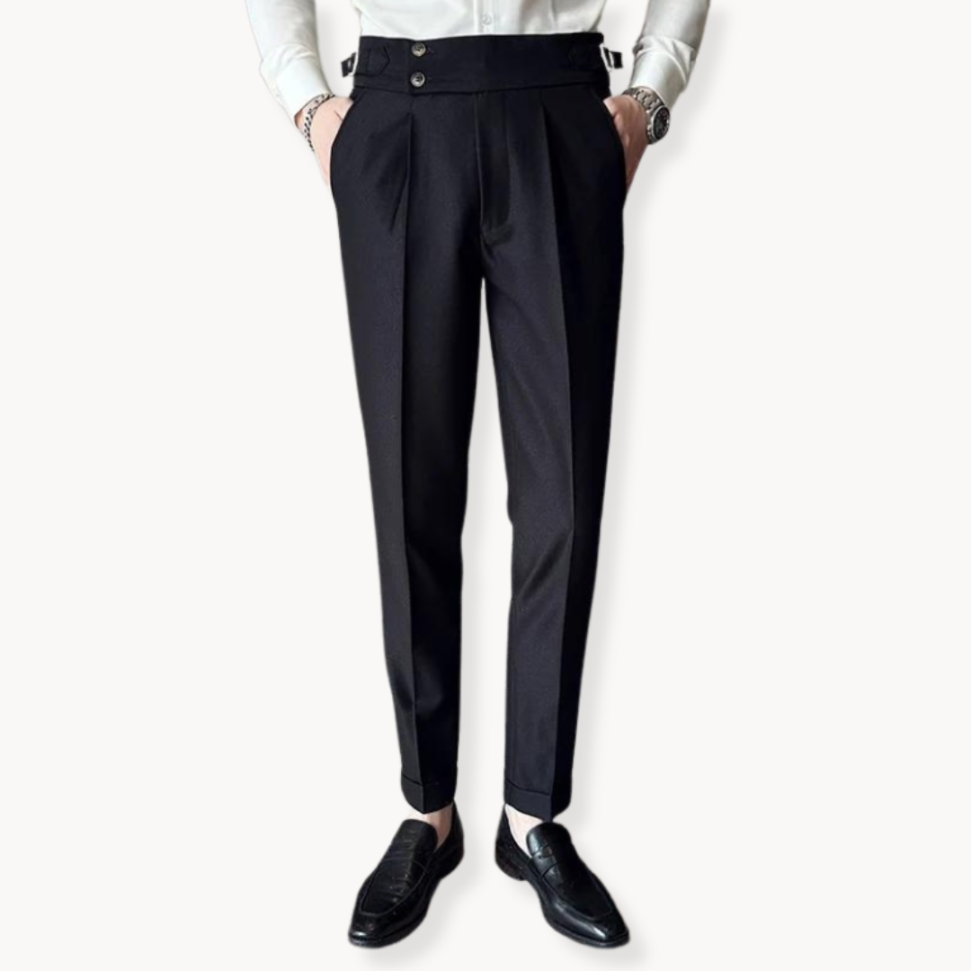 Variant image for Herren-Hose, verstellbarem Bund, klassischen Schnitt, aus Polyester-Baumwolle-17