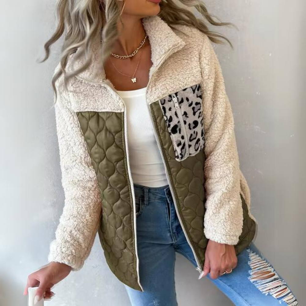 Damen-Lange Winterjacke, Elegantes Weiches Material 3