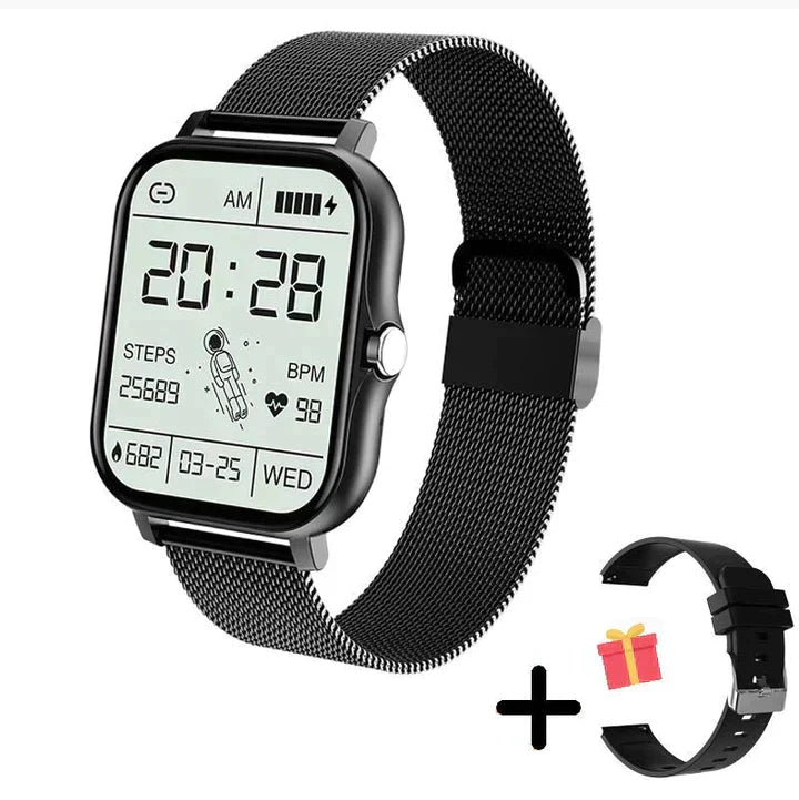 Herren-Smartwatch, mit Gesundheitsüberwachung und wasserabweisendes Design 3