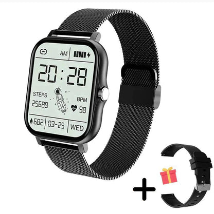 Herren-Smartwatch, mit Gesundheitsüberwachung und wasserabweisendes Design 3