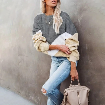Damen-Pullover, lässiger Stil, weiches Herbstmaterial-3