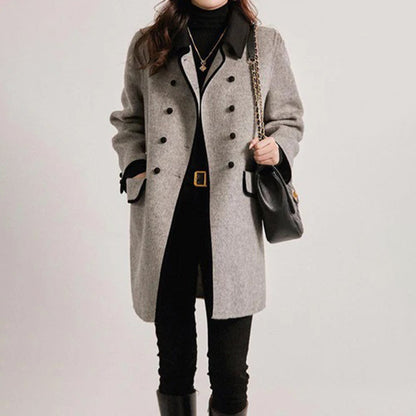 Damen-maßgeschneiderte Jacke, Taille, hochwertiger Stoff-1