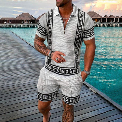 Damen-Sommer-Set, modernes Polyester 6