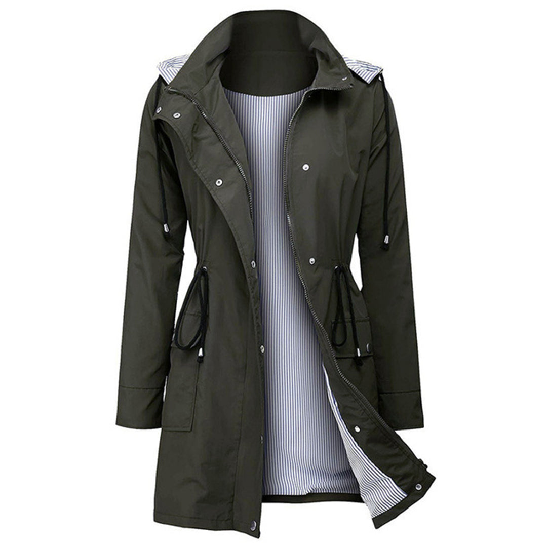 Langer Wintermantel Damen Modern Polyester 4