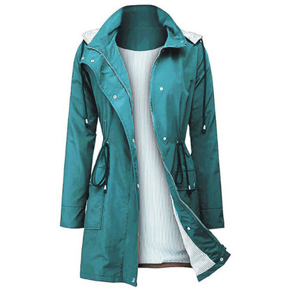 Langer Wintermantel Damen Modern Polyester 11