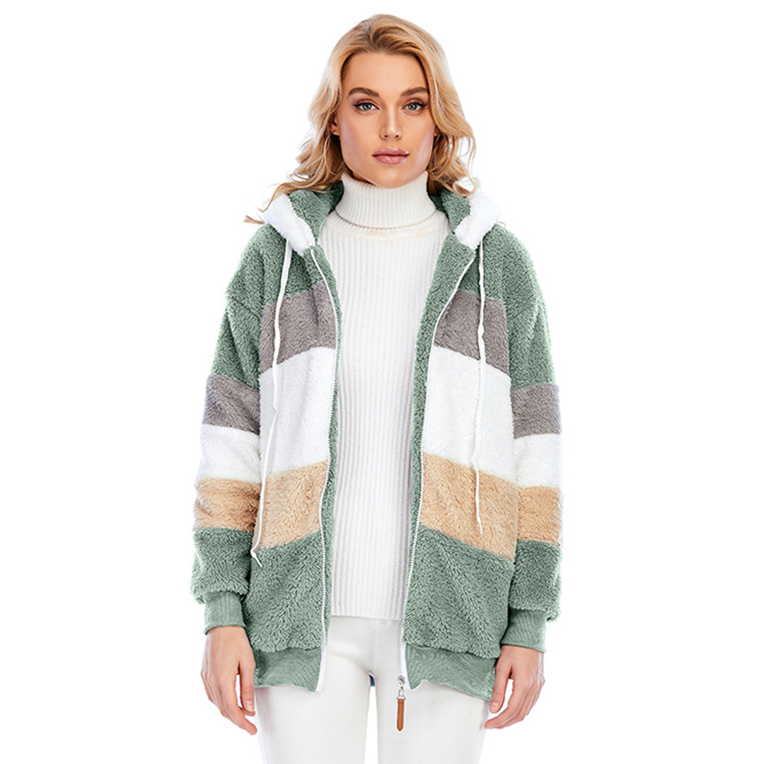 Variant image for Damen Winterjacke Gefütterte Kapuze Isolierendes Material-7