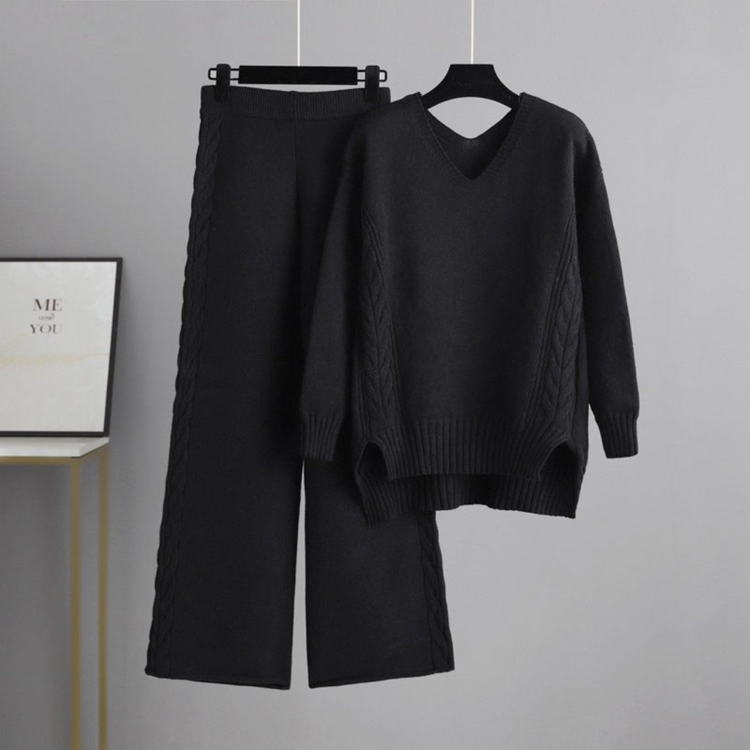 Damen-Set, elegantes Winterdesign, weiches Material-2