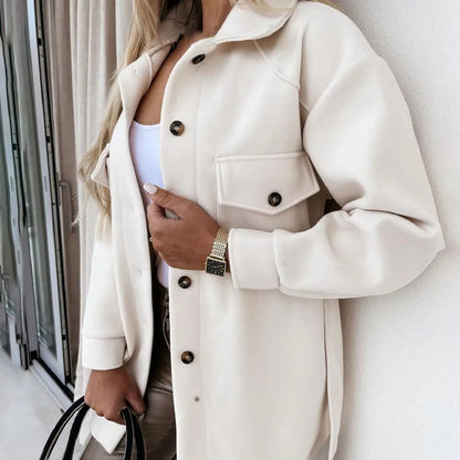 Damenjacke aus weichem Material mit eleganter Silhouette – atmungsaktive Jacke für Damen, perfekt für Frühling und Herbst 2